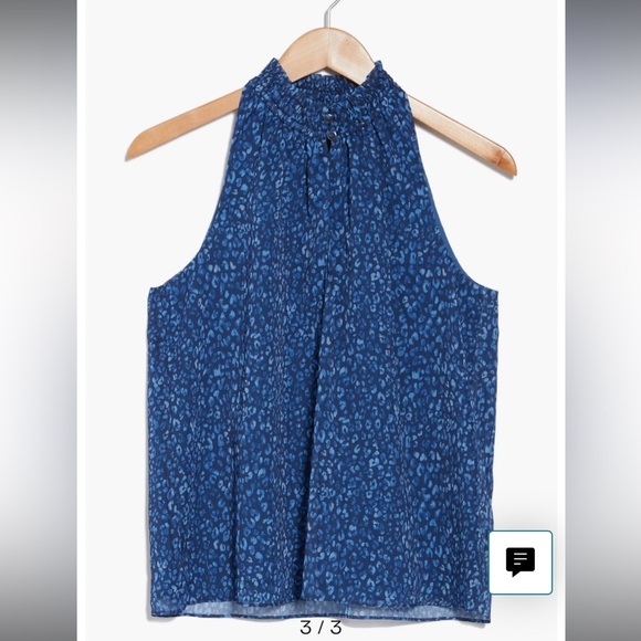 Ramy Brook Halter Top NWT Beacon Blue Size Medium and Large– $298 Retail - Picture 3 of 5